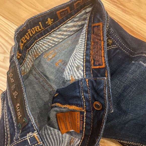 Rock Revival Low Rise Debbie Bootcut Flap Pocket Embroidered Jeans Size 27/32 - Picture 3 of 7